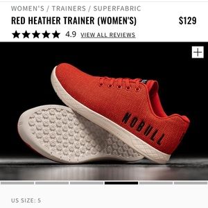 Red Heather NoBull Trainers